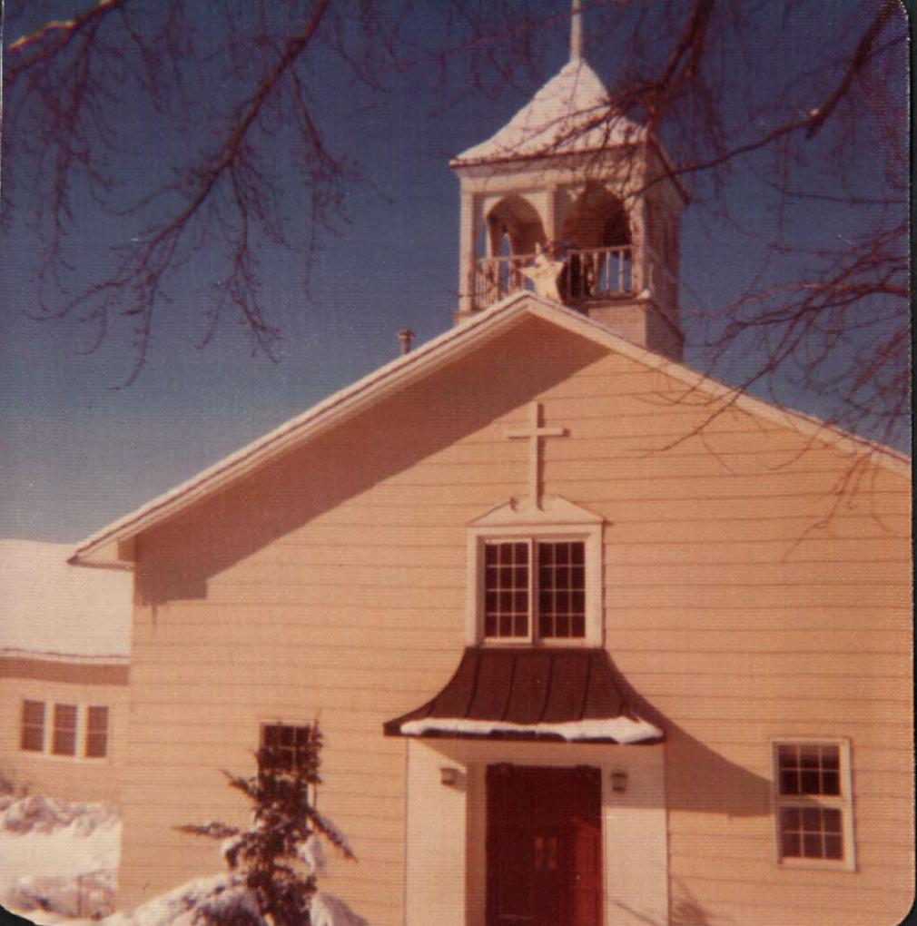 Church in winter